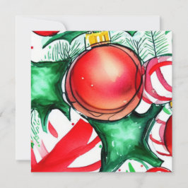 Kerstmis Feestdagenkaart