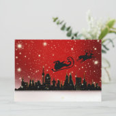 Kerstmis Feestdagenkaart (Staand voorkant)
