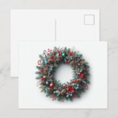 Kerstmis Feestdagenkaart (Voorkant / Achterkant)