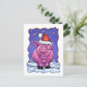 Kerstmis Feestdagenkaart (Staand voorkant)