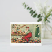 Kerstmis Feestdagenkaart (Staand voorkant)