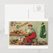 Kerstmis Feestdagenkaart (Voorkant / Achterkant)