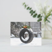 Kerstmis Feestdagenkaart (Staand voorkant)