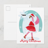 Kerstmis Feestdagenkaart (Voorkant / Achterkant)