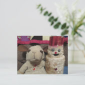 Kerstmis Feestdagenkaart (Staand voorkant)