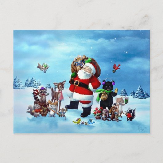 Kerstmis Feestdagenkaart (Voorkant)