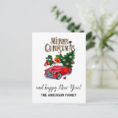  Kerstmis Feestdagenkaart (Staand voorkant)