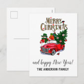  Kerstmis Feestdagenkaart (Voorkant / Achterkant)