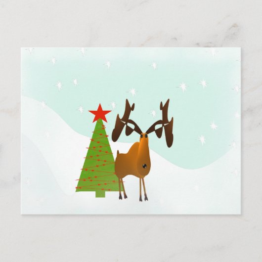 Kerstmis Feestdagenkaart (Voorkant)
