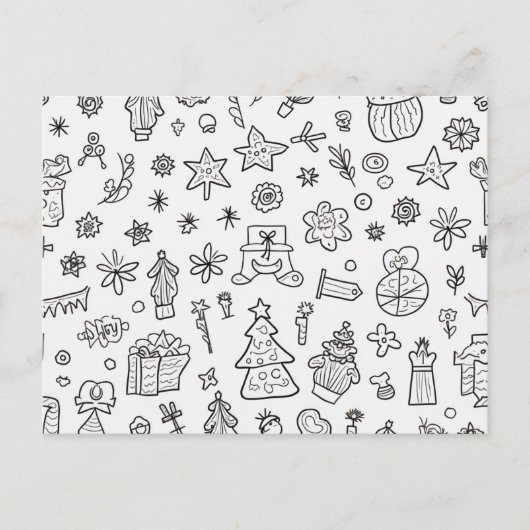 Kerstmis Feestdagenkaart (Voorkant)