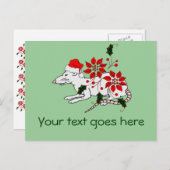 Kerstmis Feestdagenkaart (Voorkant / Achterkant)