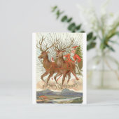 Kerstmis Feestdagenkaart (Staand voorkant)