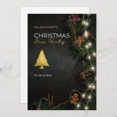 Kerstmis Feestdagenkaart (Voorkant / Achterkant)