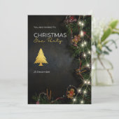 Kerstmis Feestdagenkaart (Staand voorkant)