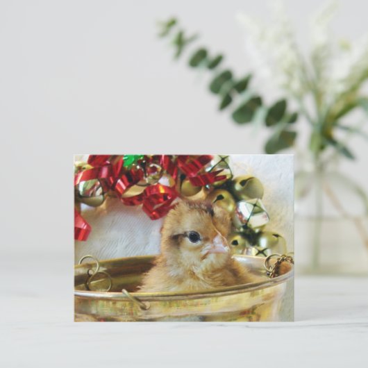 Kerstmis Feestdagenkaart (Staand voorkant)