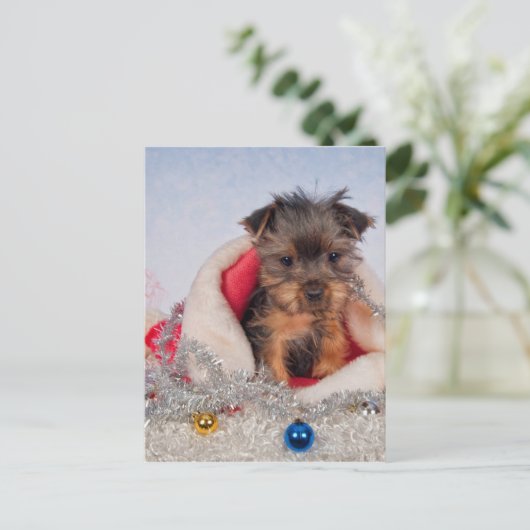 Kerstmis Feestdagenkaart (Staand voorkant)