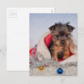 Kerstmis Feestdagenkaart (Voorkant / Achterkant)