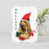 Kerstmis Feestdagenkaart (Staand voorkant)