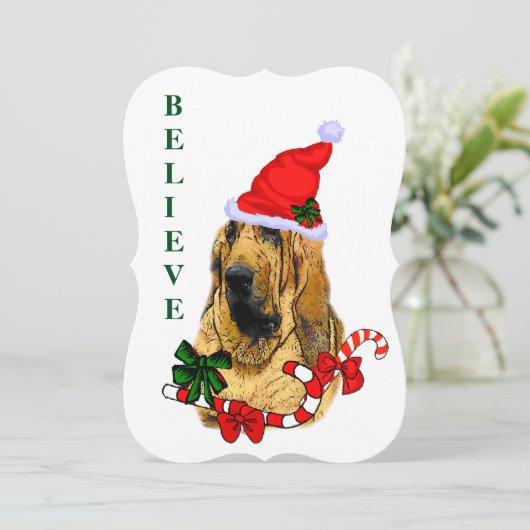 Kerstmis Feestdagenkaart (Staand voorkant)