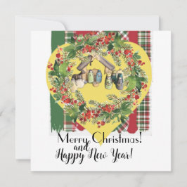 Kerstmis! Feestdagenkaart