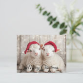 Kerstmis Feestdagenkaart (Staand voorkant)