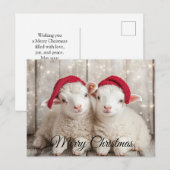 Kerstmis Feestdagenkaart (Voorkant / Achterkant)