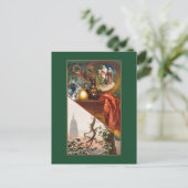 Kerstmis Feestdagenkaart (Staand voorkant)