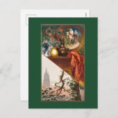 Kerstmis Feestdagenkaart (Voorkant / Achterkant)