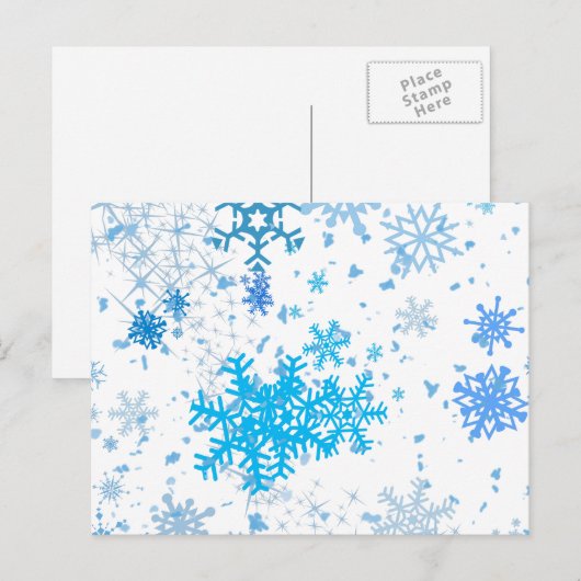 Kerstmis Feestdagenkaart (Voorkant / Achterkant)