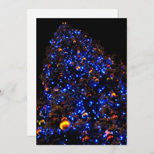 Kerstmis Feestdagenkaart (Voorkant / Achterkant)