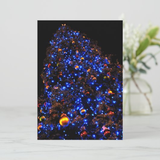 Kerstmis Feestdagenkaart (Staand voorkant)