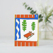 Kerstmis Feestdagenkaart (Staand voorkant)