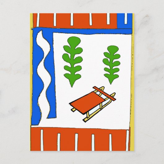 Kerstmis Feestdagenkaart (Voorkant)