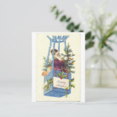 Kerstmis Feestdagenkaart (Staand voorkant)