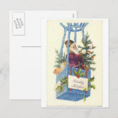 Kerstmis Feestdagenkaart (Voorkant / Achterkant)