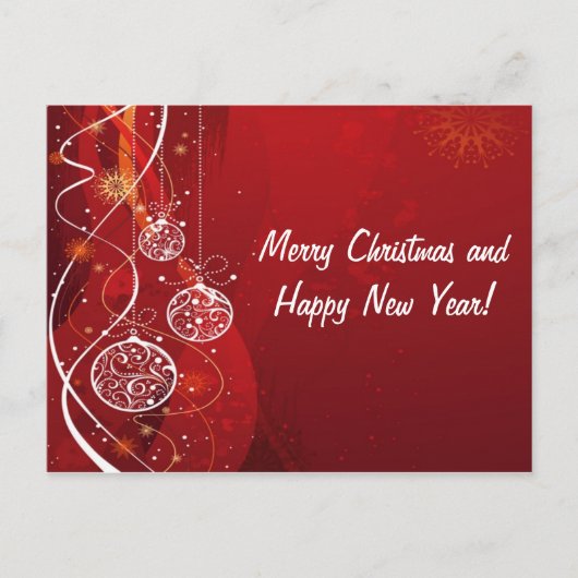 Kerstmis Feestdagenkaart (Voorkant)