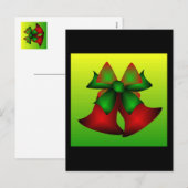 Kerstmis Feestdagenkaart (Voorkant / Achterkant)