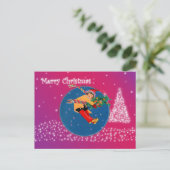 Kerstmis Feestdagenkaart (Staand voorkant)