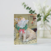 Kerstmis Feestdagenkaart (Staand voorkant)