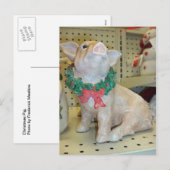 Kerstmis Feestdagenkaart (Voorkant / Achterkant)