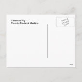 Kerstmis Feestdagenkaart (Achterkant)