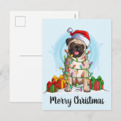 Kerstmis Feestdagenkaart (Voorkant / Achterkant)