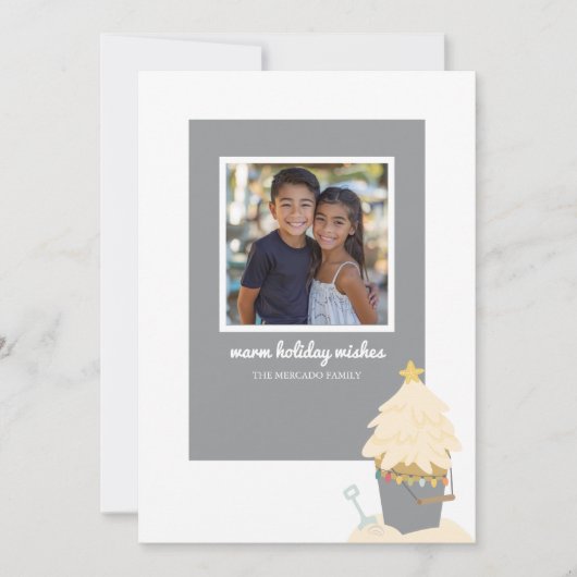 Kerstmis Feestdagenkaart (Voorkant)