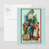 Kerstmis Feestdagenkaart (Voorkant / Achterkant)