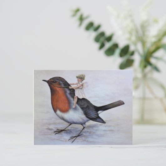 Kerstmis Feestdagenkaart (Staand voorkant)