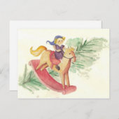 Kerstmis Feestdagenkaart (Voorkant / Achterkant)