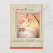 kerstmis feestdagenkaart (Voorkant)