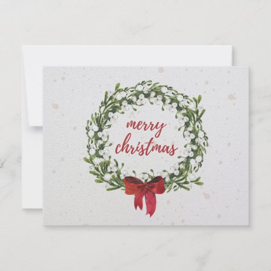 Kerstmis Feestdagenkaart (Voorkant)