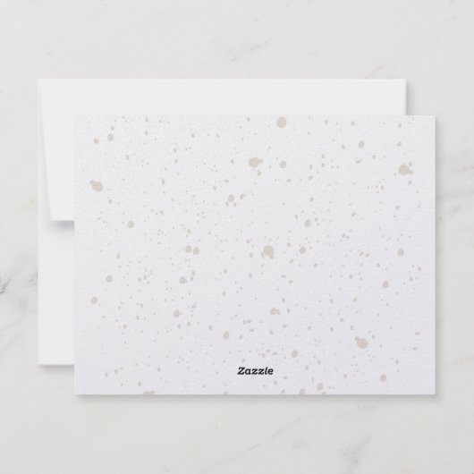 Kerstmis Feestdagenkaart (Achterkant)