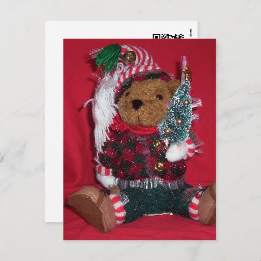 Kerstmis Feestdagenkaart (Voorkant / Achterkant)